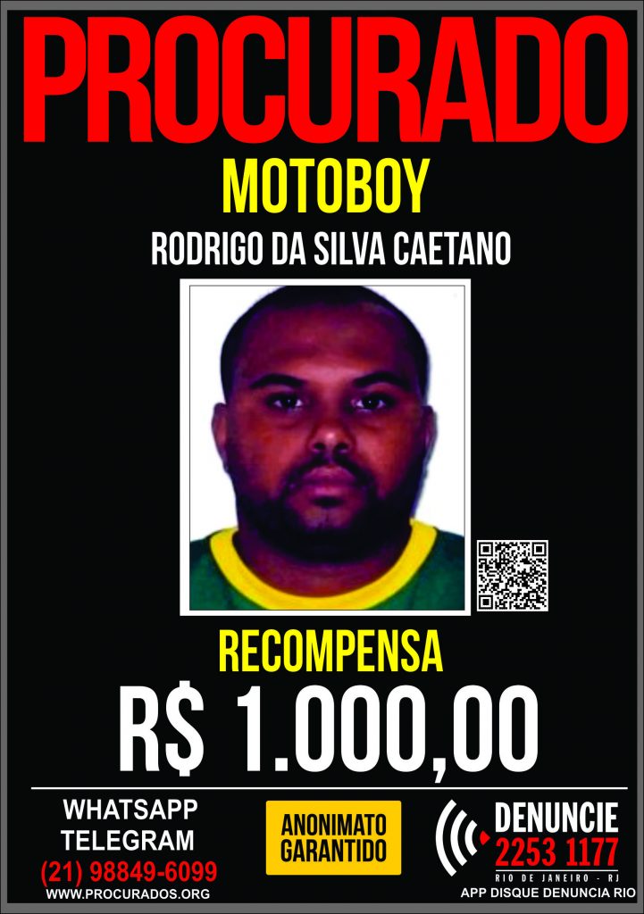 Cartaz do traficante Motoboy