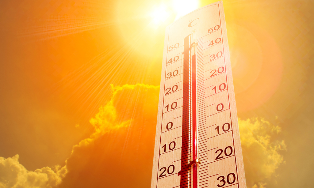 Previsão do tempo, calor