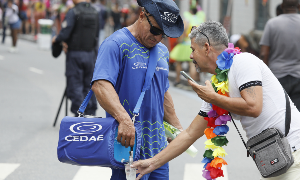 Confira os pontos de hidratação nos dias de Carnaval no Rio