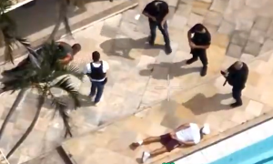 Imagens de drone registram cerco policial e prisão do bicheiro Adilsinho em Cabo Frio