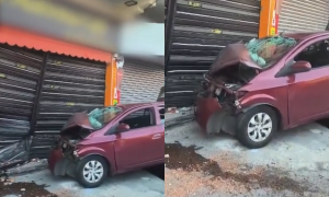 Carro desgovernado atinge lanchonete e fere cinco jovens na Zona Norte do Rio