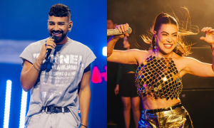 Dilsinho e Naiara Azevedo em Festa de São José em Maricá