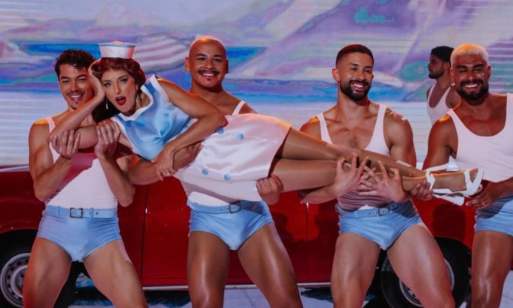 Ticiane Pinheiro volta à Globo e assume comando de novo reality 25 Ticiane encarou o palco do quadro 'Batalha do Lip Sync'