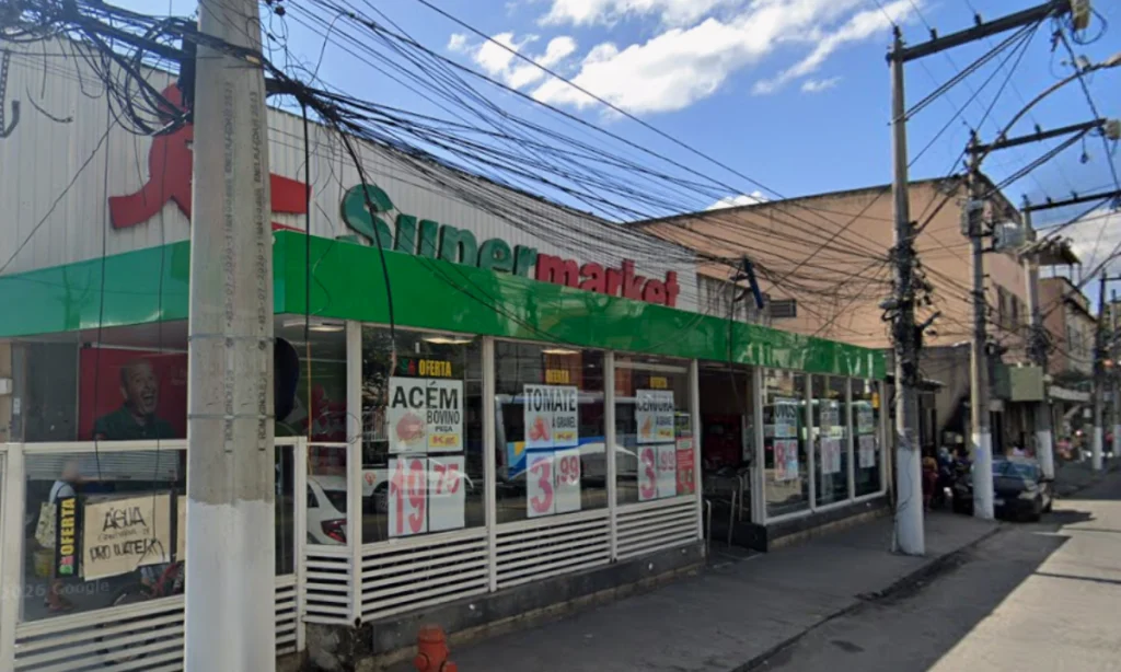 Fachada do supermercado Supermarket, no Barreto, em Niterói