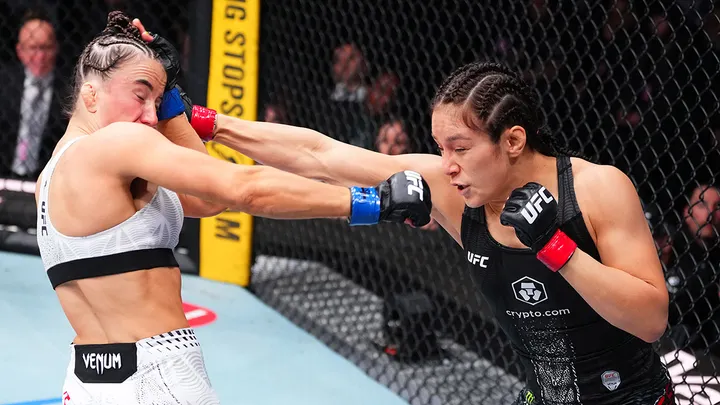 Lutadora de UFC leva nocaute chocante e apaga no primeiro round