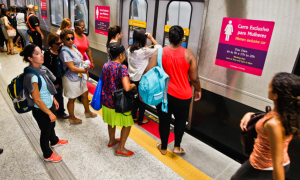Uso de vagões exclusivos para mulheres é ampliado para 24 horas