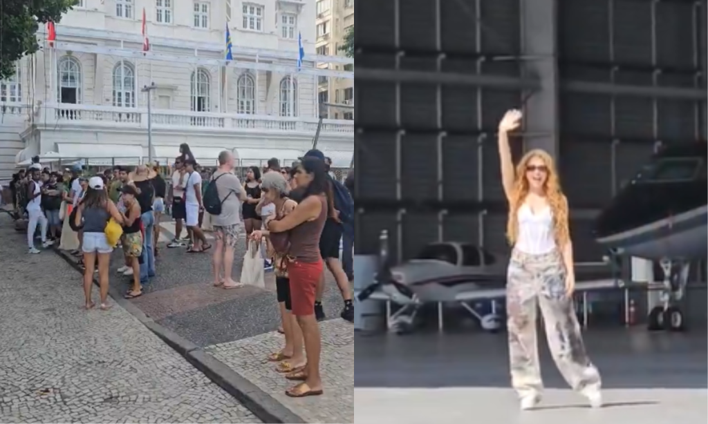 Shakira chega no Copacabana Palace, no Rio