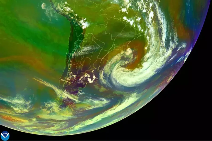 Outono traz ciclone extratropical ao Brasil. 