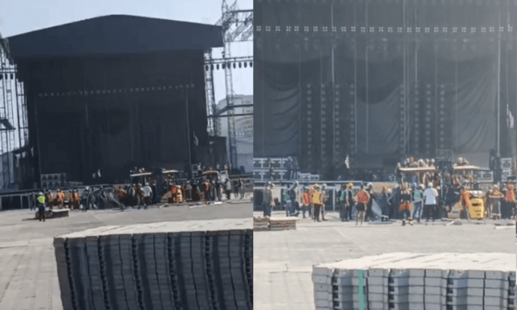 Empresa de operário morto em montagem de palco de show de Shakira não tinha habilitação técnica, diz Crea-RJ