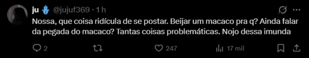 Comentários sobre Virginia Fonseca, no Twitter