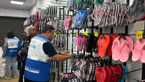 Fiscalização descobre quase 4 mil produtos falsificados sendo comercializados em Caxias