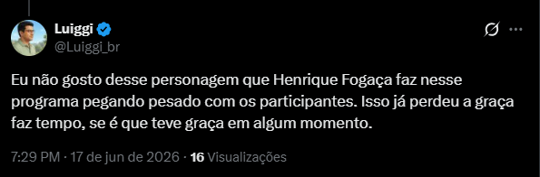 Comentários sobre Fogaça