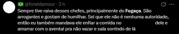 Comentários sobre Fogaça
