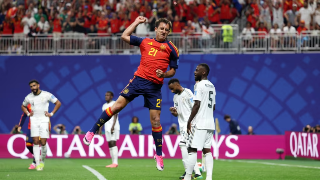 Espanha atropela Arábia Saudita e assume ponta do grupo H na Copa