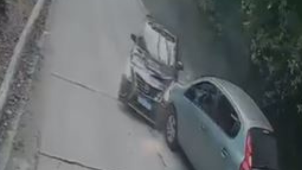 Flagrante de acidente na Serrinha