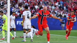 Haaland marca e Noruega goleia o Iraque