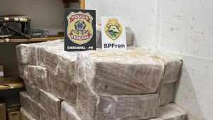 'Carga pesada': motorista é preso levando 1,6 tonelada de maconha para o Rio