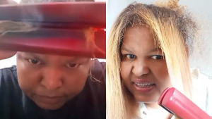 Quando a chapinha faz 'tchiii': influenciadora viraliza com barulho inusitado