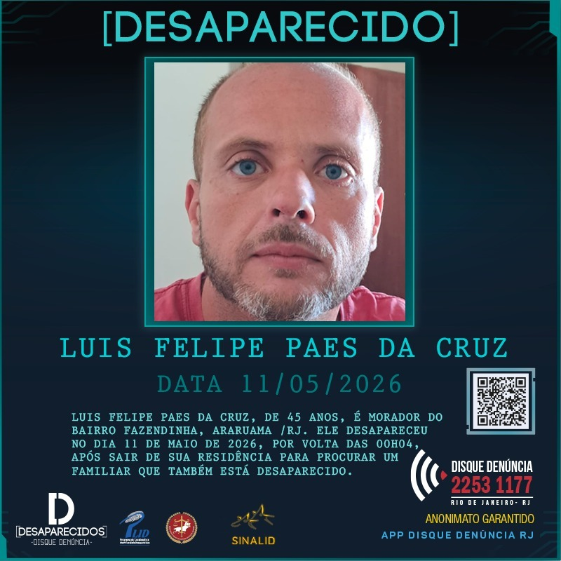 Padrasto desaparece após sair para procurar enteado na Região dos Lagos 26 image 3