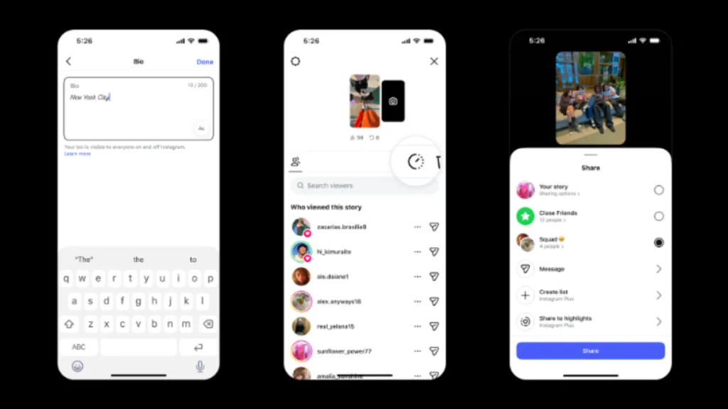 instagram plus meta