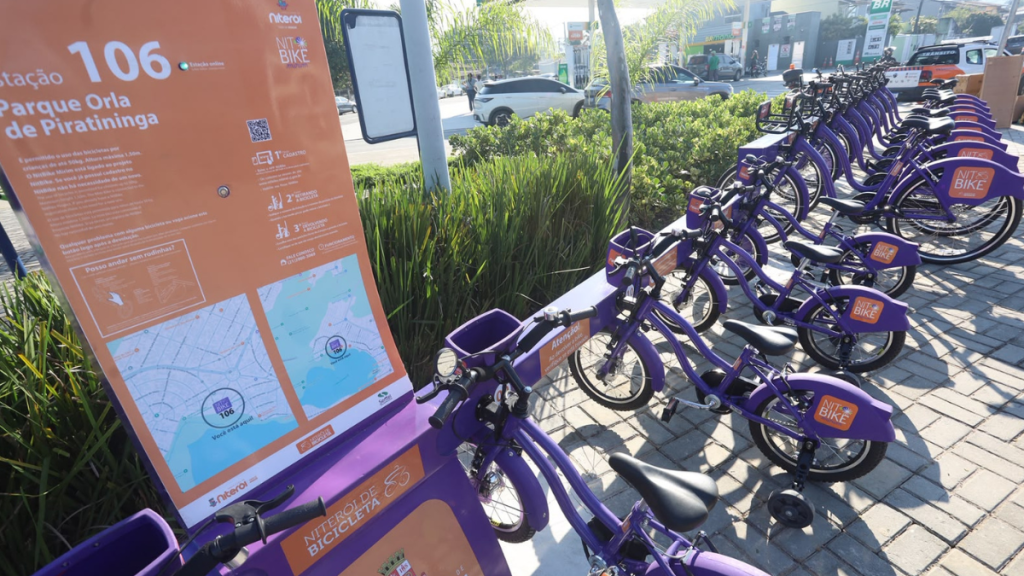 Prefeitura de Niterói inaugura nova estação de NitBike, na Região Oceânica