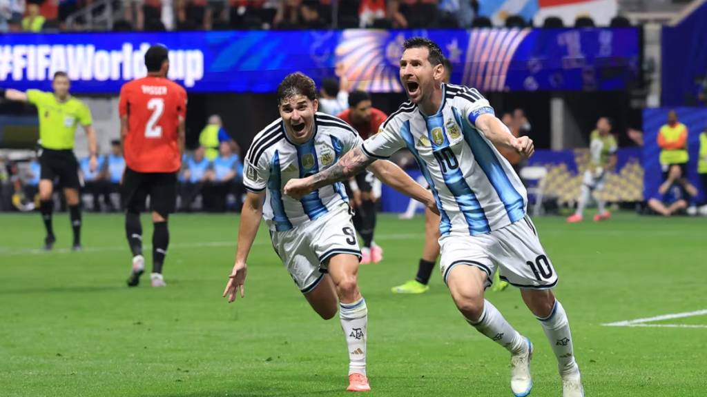 Argentina busca virada emocionante e se classifica contra o Egito; Messi chora no final