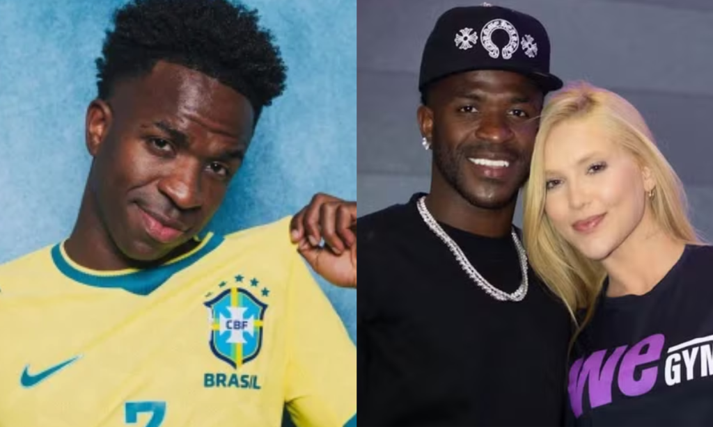 Vini Jr aparece com harmonização facial ao lado de Virginia