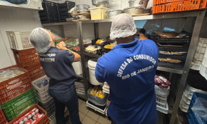 Fiscalização apreende 16 kg de alimentos impróprios em hotéis do Rio