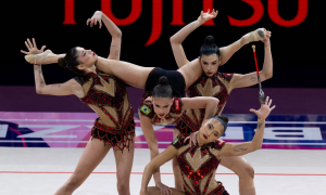 Brasil conquista bronze no Mundial de ginástica rítmica e vai a Los Angeles 2028