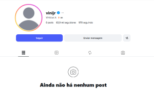 Vini Jr decide apagar publicações das redes