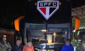 Ônibus do São Paulo é apreendido com maconha na Bolívia