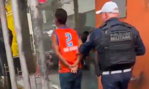 Criminoso é preso com drogas em São Gonçalo
