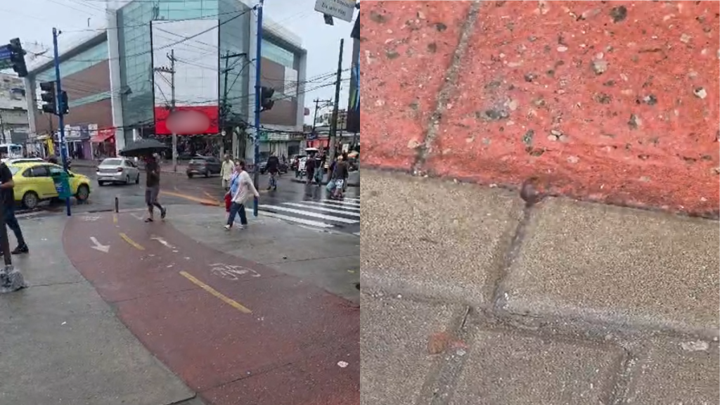 Desperdício! Água tratada jorra há três semanas em avenida de São Gonçalo