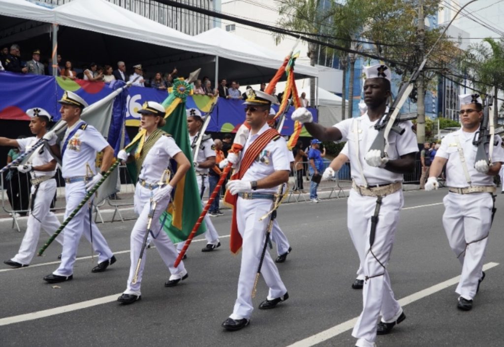 São Gonçalo celebra 136 anos com tradicional Desfile Cívico-Militar 26 Aniversário de 136 anos de São Gonçalo.