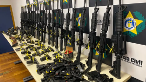 Rio apreende mais de 4,3 mil armas em oito meses de 2026