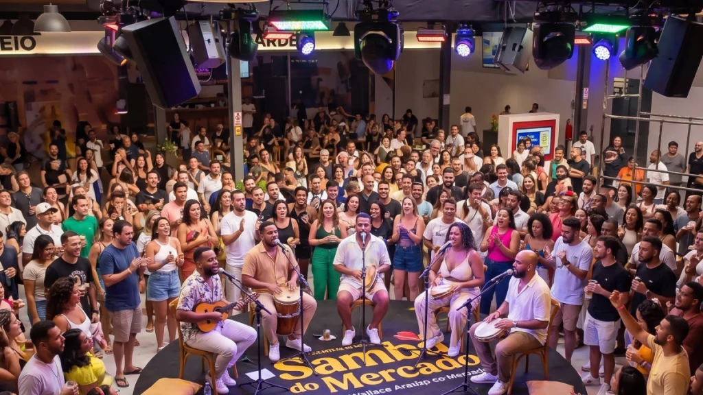 Evento Samba do Mercado em Niterói