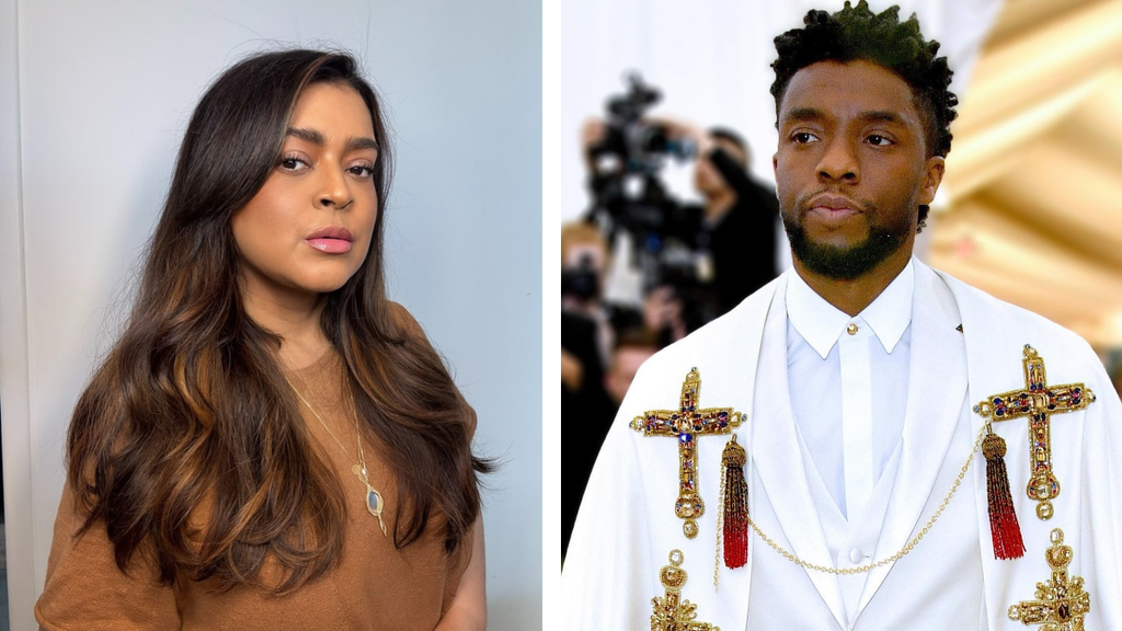Chadwick Boseman preta gil enfoco