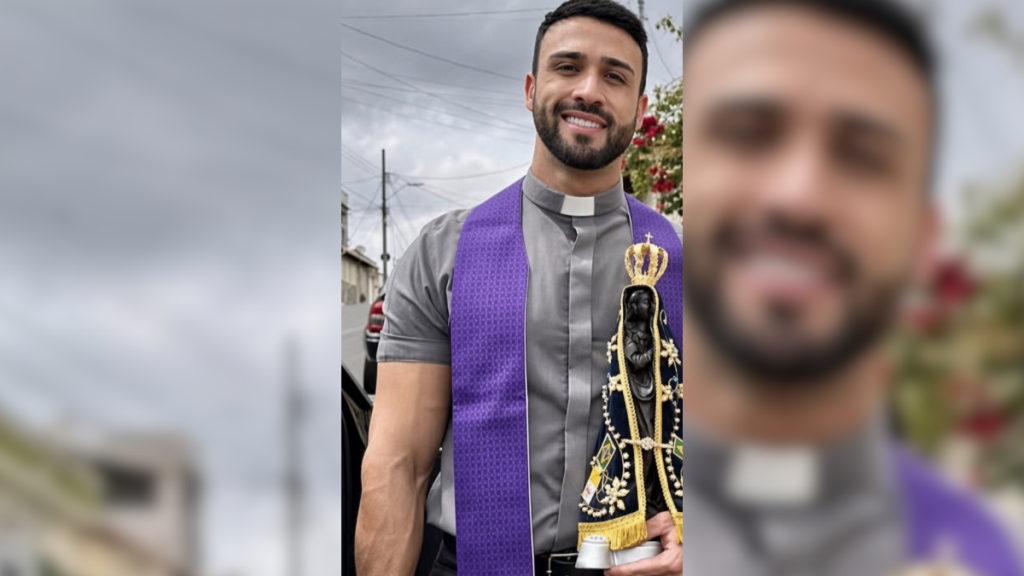 Padre viraliza nas redes por ser bonito