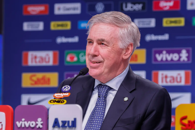 Ancelotti faz convocação para amistosos da seleção brasileira em novembro