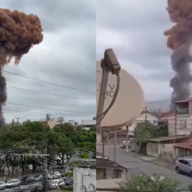 Explosão em siderúrgica assusta moradores no Sul Fluminense; vídeo